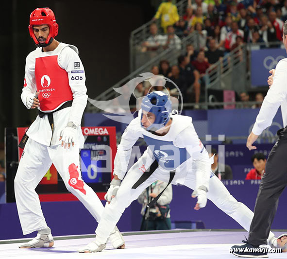 JO 2024 : Firas Katoussi (Huitièmes Taekwondo -80 kg)