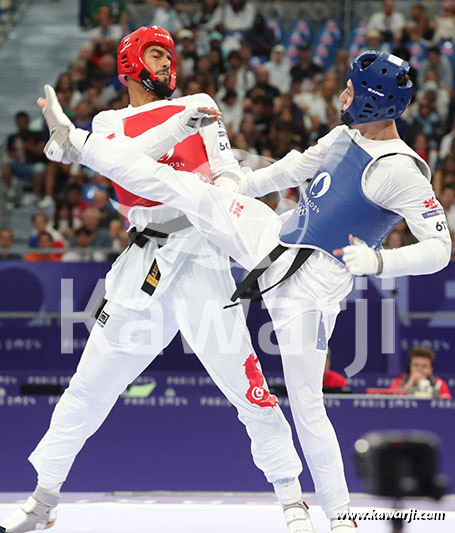 JO 2024 : Firas Katoussi (Huitièmes Taekwondo -80 kg)