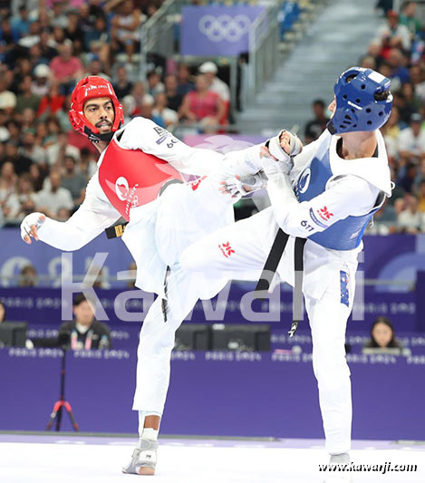 JO 2024 : Firas Kattoussi (Huitièmes Taekwondo -80 kg)