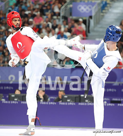 JO 2024 : Firas Kattoussi (Huitièmes Taekwondo -80 kg)