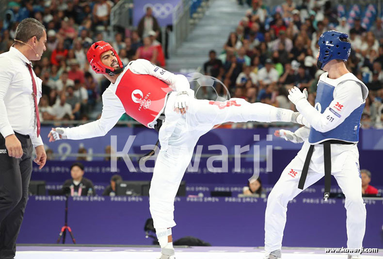 JO 2024 : Firas Katoussi (Huitièmes Taekwondo -80 kg)