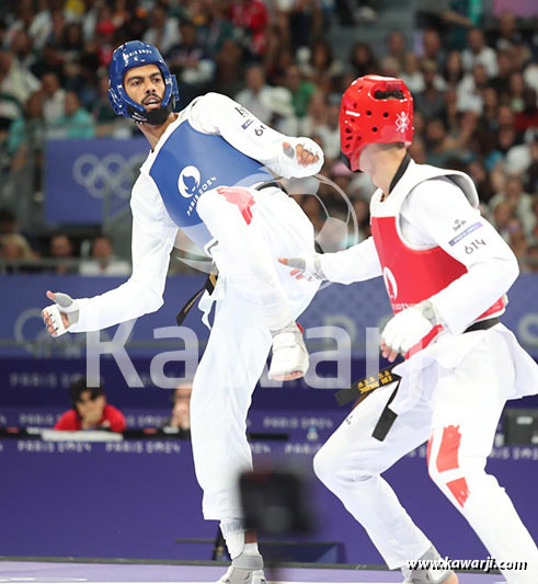 JO 2024 : Firas Kattoussi (Quarts Taekwondo -80 kg)