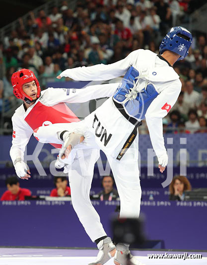 JO 2024 : Firas Kattoussi (Quarts Taekwondo -80 kg)