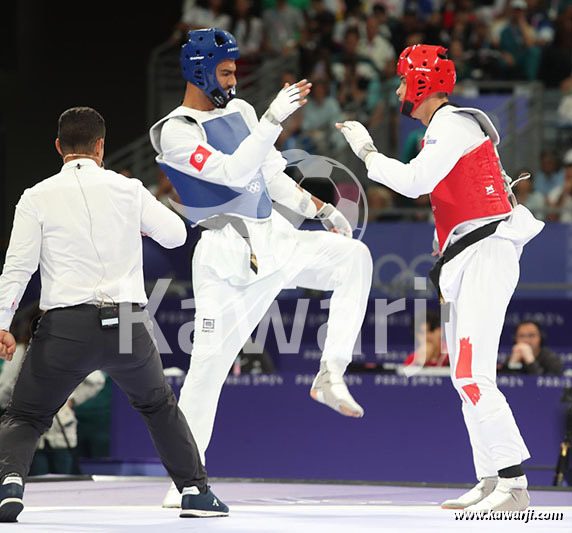 JO 2024 : Firas Kattoussi (Quarts Taekwondo -80 kg)