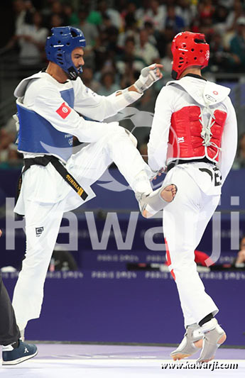 JO 2024 : Firas Kattoussi (Quarts Taekwondo -80 kg)