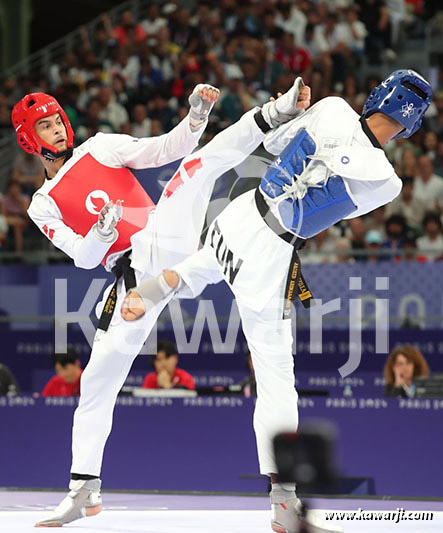 JO 2024 : Firas Katoussi (Quarts Taekwondo -80 kg)