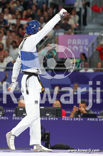 JO 2024 : Firas Katoussi (Quarts Taekwondo -80 kg)