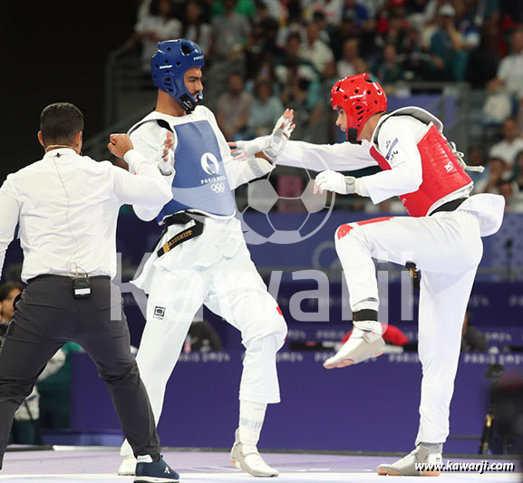 JO 2024 : Firas Katoussi (Quarts Taekwondo -80 kg)