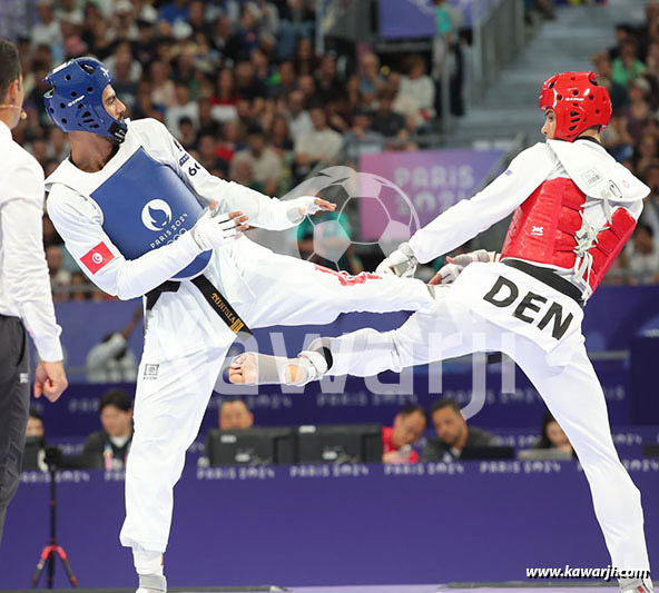 JO 2024 : Firas Kattoussi (Quarts Taekwondo -80 kg)