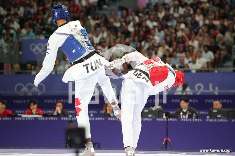 JO 2024 : Firas Katoussi (Quarts Taekwondo -80 kg)