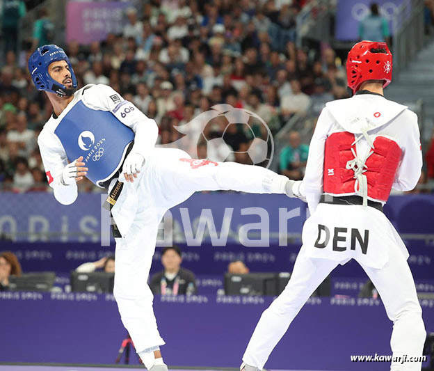 JO 2024 : Firas Kattoussi (Quarts Taekwondo -80 kg)