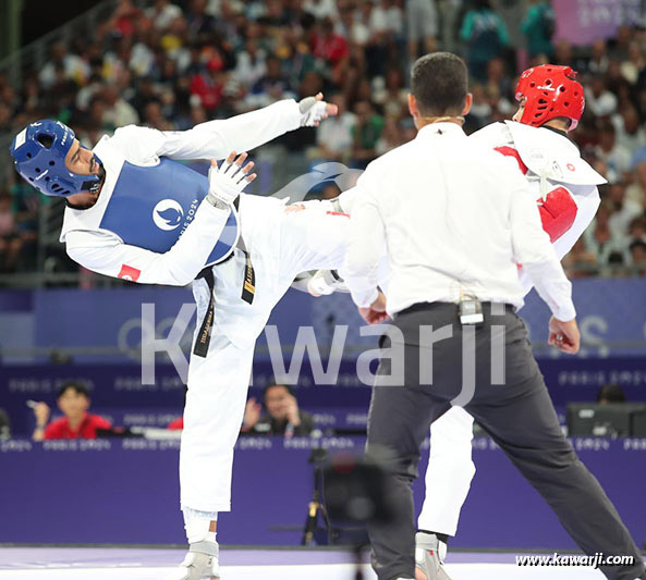 JO 2024 : Firas Katoussi (Quarts Taekwondo -80 kg)