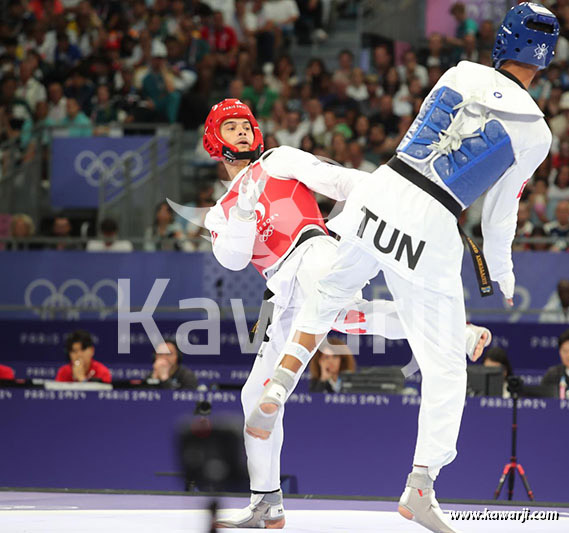 JO 2024 : Firas Katoussi (Quarts Taekwondo -80 kg)