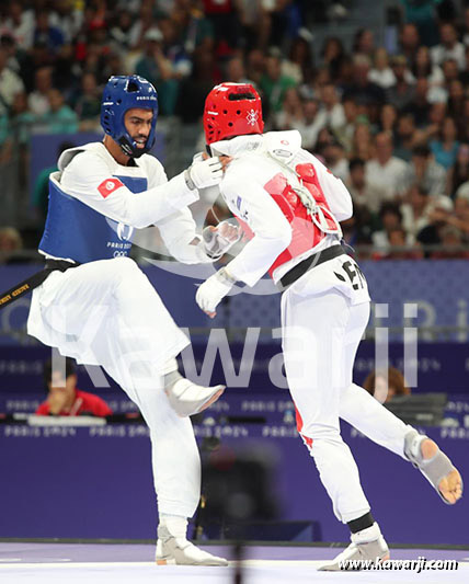 JO 2024 : Firas Kattoussi (Quarts Taekwondo -80 kg)