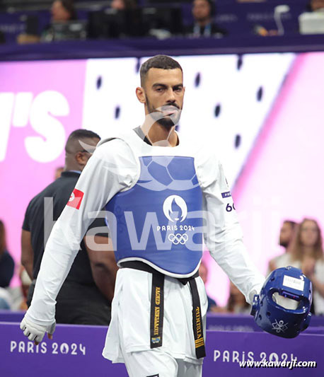 JO 2024 : Firas Katoussi (Quarts Taekwondo -80 kg)