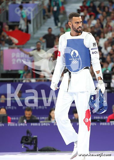 JO 2024 : Firas Katoussi (Quarts Taekwondo -80 kg)