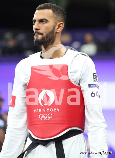 JO 2024 : Firas Katoussi (Demies Taekwondo -80 kg)