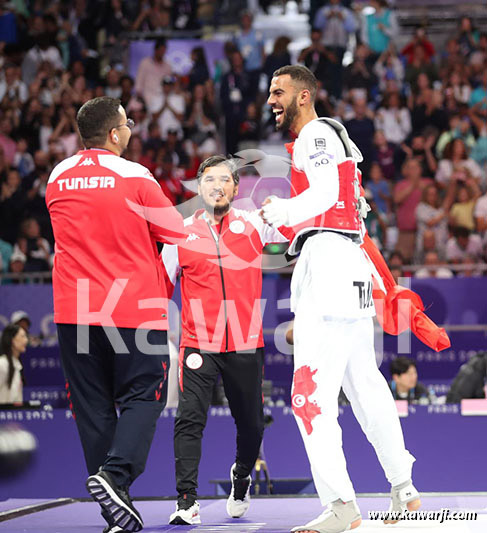 JO 2024 : Firas Katoussi (Finale Taekwondo -80 kg)