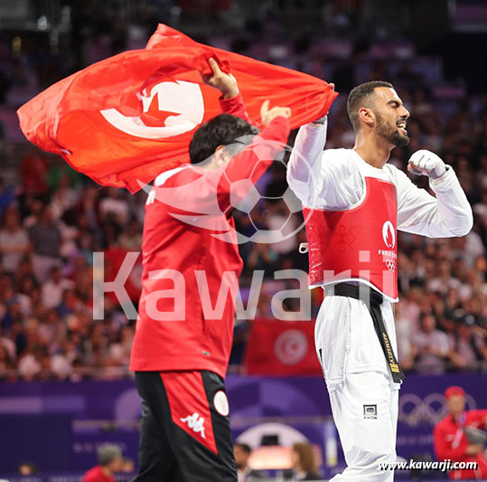 JO 2024 : Firas Katoussi (Finale Taekwondo -80 kg)