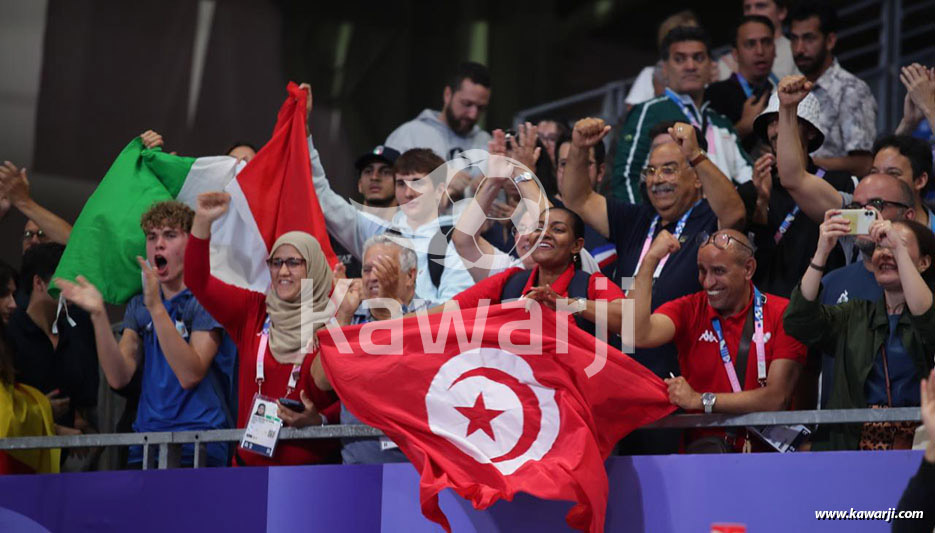 JO 2024 : Firas Katoussi (Cérémonie médaille d'or Taekwondo -80 kg)