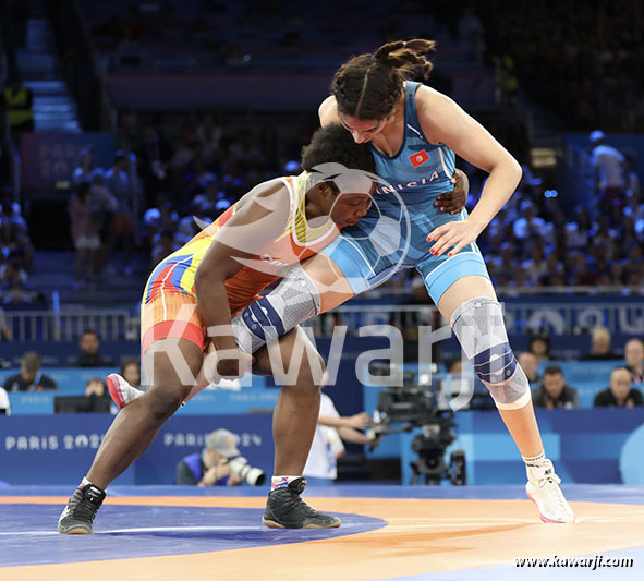 JO 2024 : Zayneb Seghaier (Lutte 76 kg)