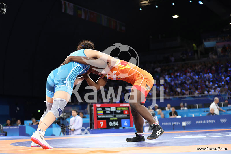 JO 2024 : Zayneb Seghaier (Lutte 76 kg)