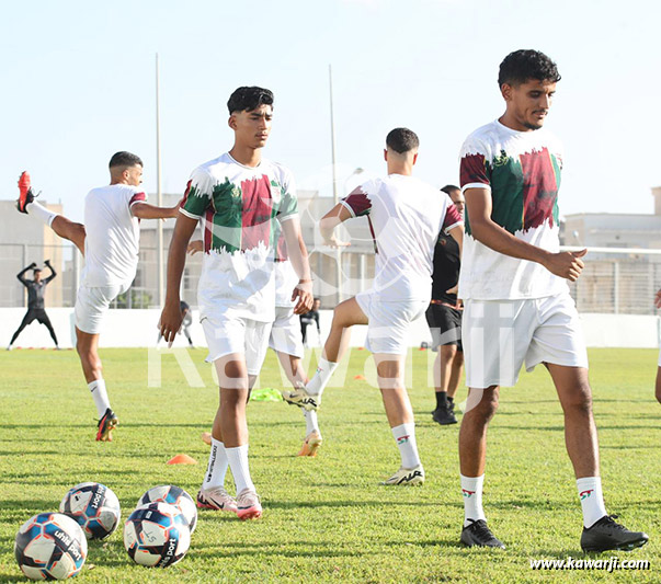 CC : Entrainement du Stade Tunisien avant la rencontre face à Jamus FC