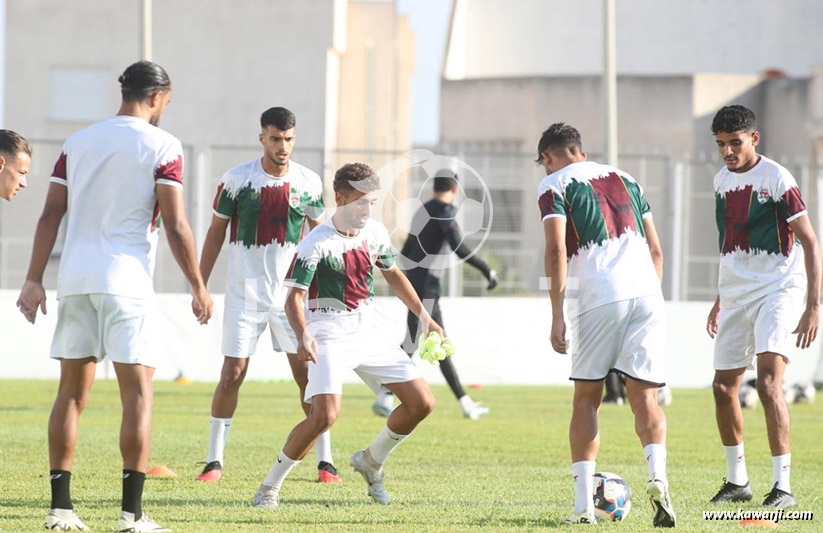 CC : Entrainement du Stade Tunisien avant la rencontre face à Jamus FC