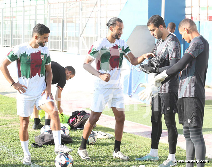 CC : Entrainement du Stade Tunisien avant la rencontre face à Jamus FC