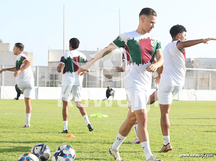 CC : Entrainement du Stade Tunisien avant la rencontre face à Jamus FC