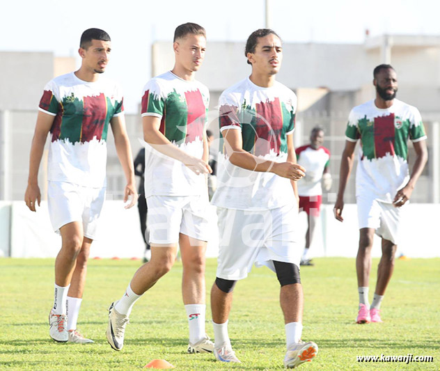 CC : Entrainement du Stade Tunisien avant la rencontre face à Jamus FC