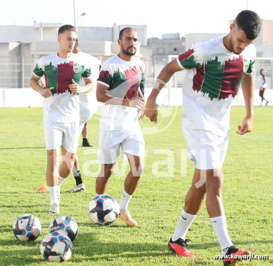 CC : Entrainement du Stade Tunisien avant la rencontre face à Jamus FC