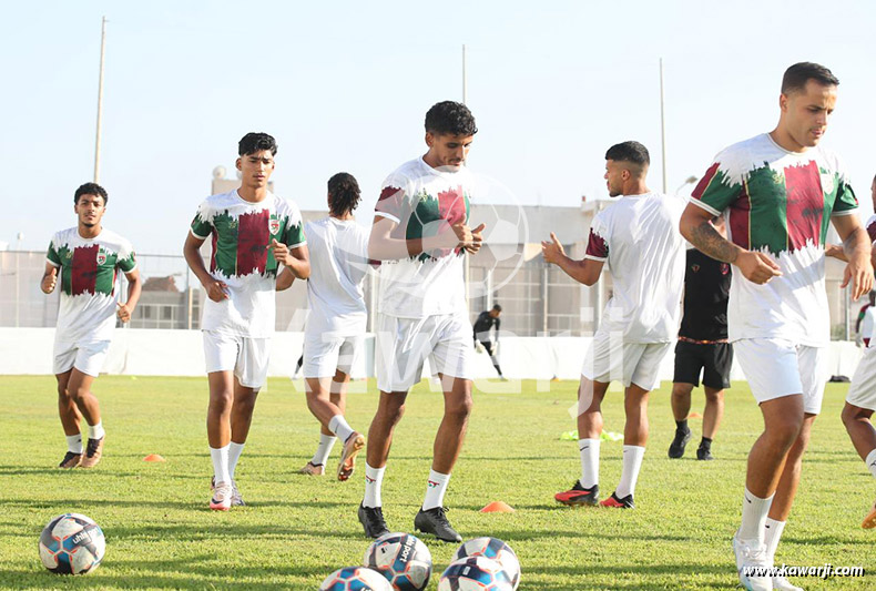 CC : Entrainement du Stade Tunisien avant la rencontre face à Jamus FC