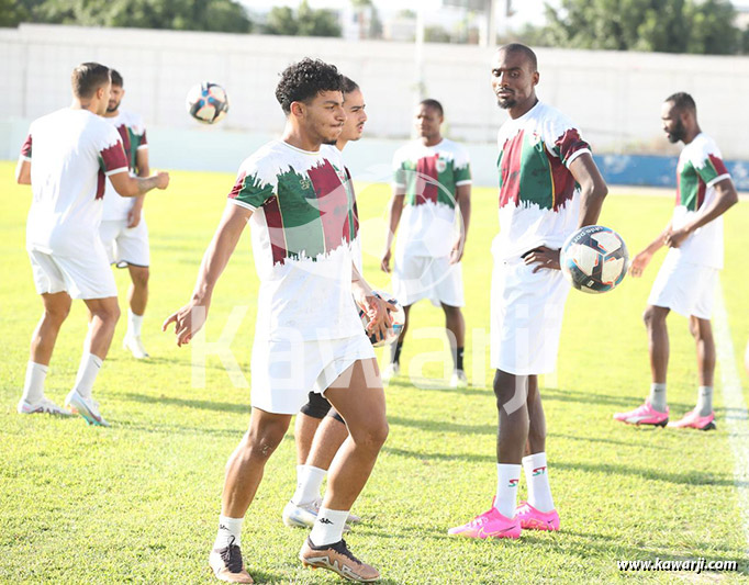 CC : Entrainement du Stade Tunisien avant la rencontre face à Jamus FC