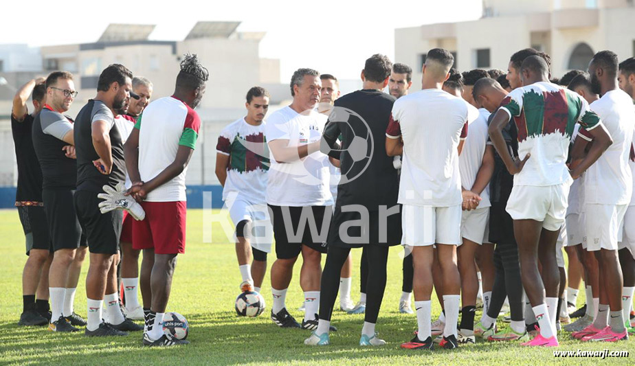 CC : Entrainement du Stade Tunisien avant la rencontre face à Jamus FC