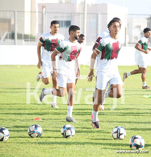 CC : Entrainement du Stade Tunisien avant la rencontre face à Jamus FC