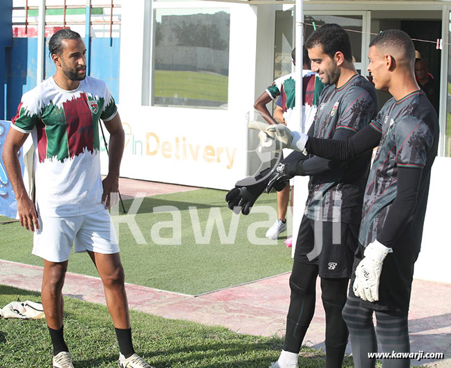 CC : Entrainement du Stade Tunisien avant la rencontre face à Jamus FC