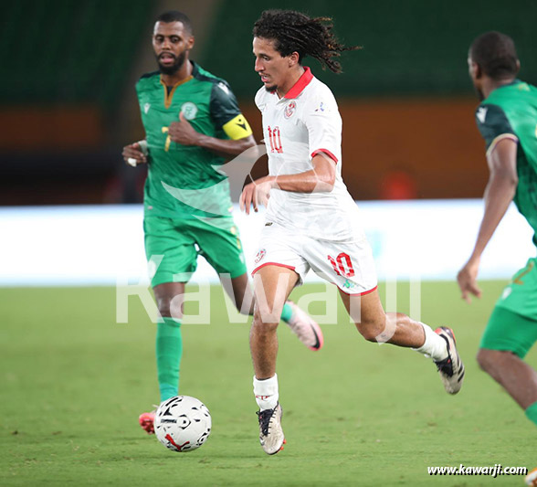 EN-CAN 2025-Qualifications : Comores - Tunisie 1-1