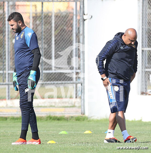 Espérance de Tunis : 1ère séance d'entrainement de Laurentiu Reghecampf