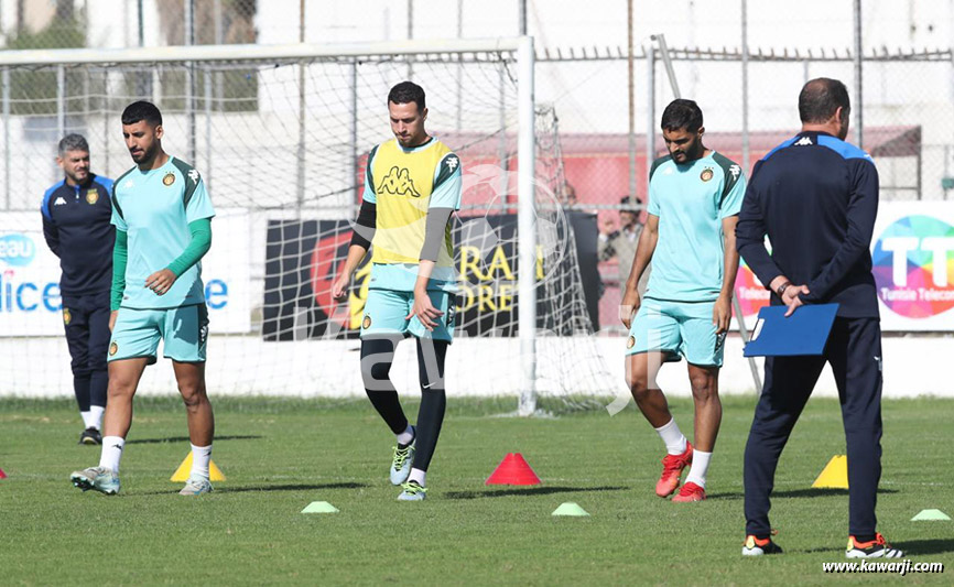 Espérance de Tunis : 1ère séance d'entrainement de Laurentiu Reghecampf