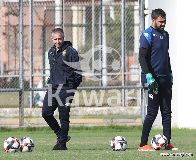 Espérance de Tunis : 1ère séance d'entrainement de Laurentiu Reghecampf