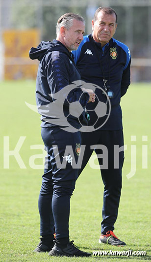 Espérance de Tunis : 1ère séance d'entrainement de Laurentiu Reghecampf