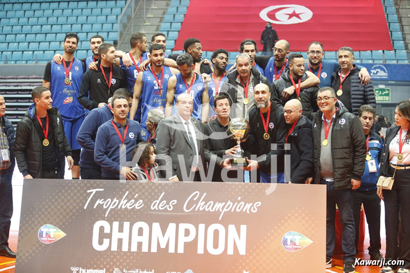 Basket-ball Trophée des Champions : US Monastirienne - Club Africain 64-60