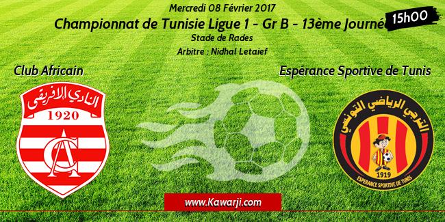 Club Africain-Espérance De Tunis : Live Score